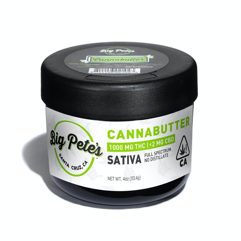 Big Pete's Cannabutter - Sativa (1000mg THC)