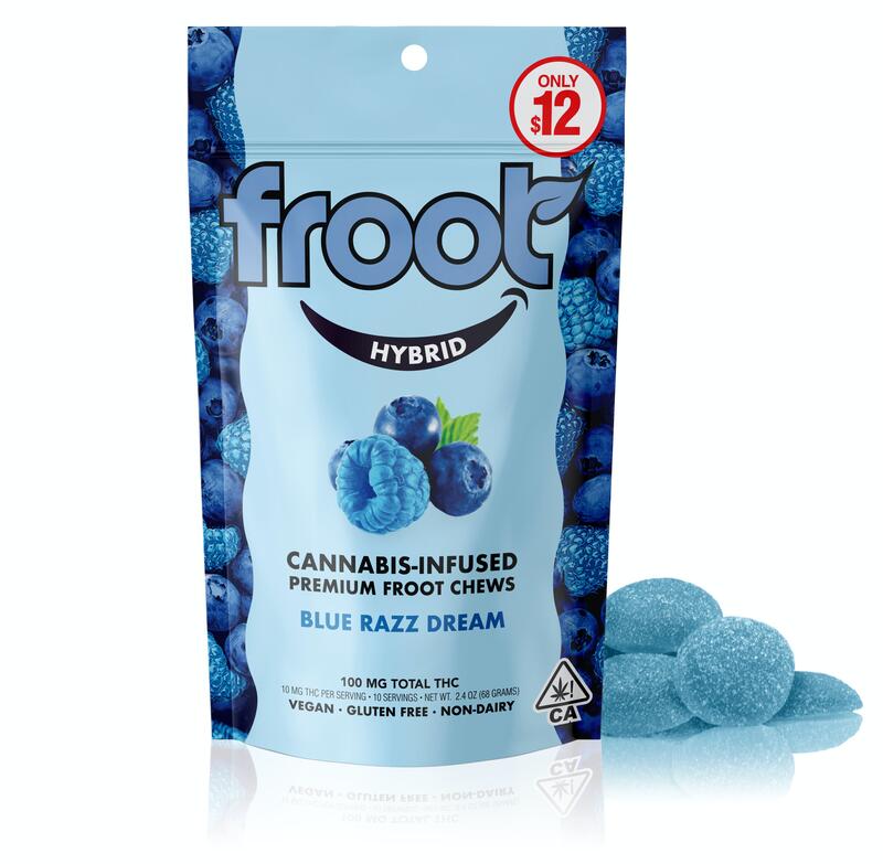 Froot Blue Razz Dream Gummies - 100mg