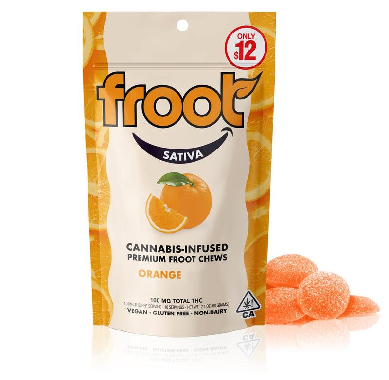 Froot Orange Tangie Gummies - 100mg