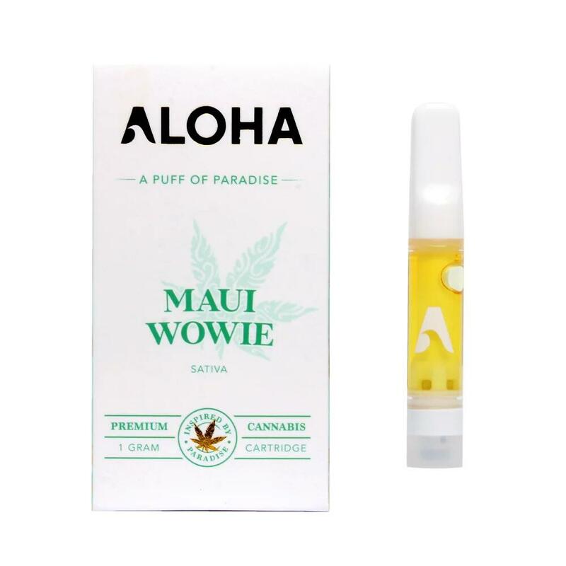 Aloha Carts - Maui Wowie - 1 Gram - no additive's all nautural indredients, premium distillate.