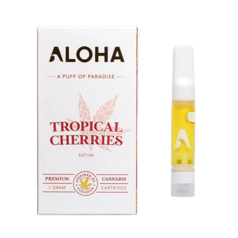 Aloha Tropical Cherries Premium Distillage 1 Gram Cartridge - Sativa