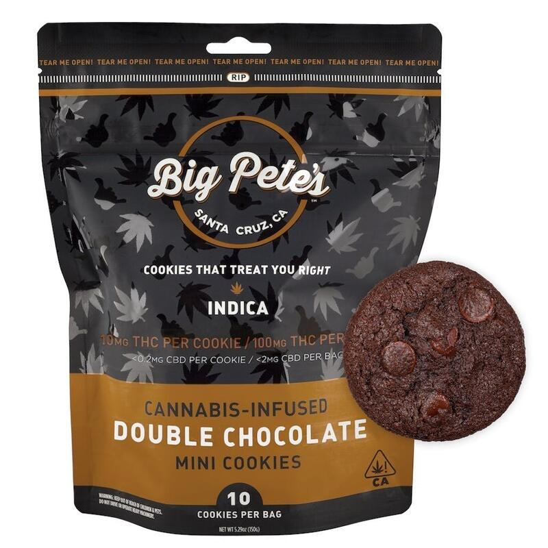 Big Pete's - Double Chocolate Indica - 100mg (10pk) - 10 Pack Indica