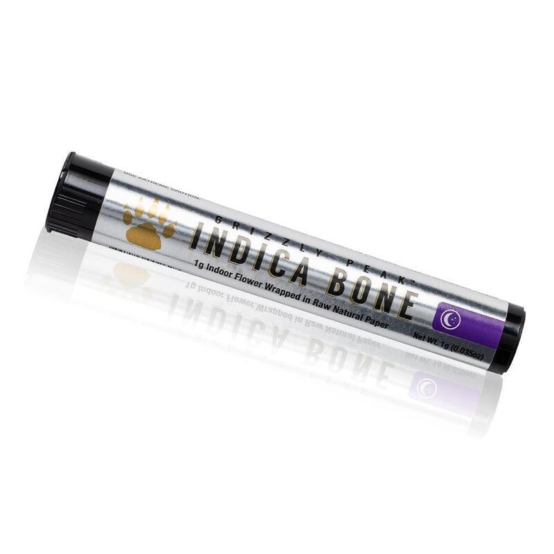 Grizzly Peak - Indica Bone Infused Pre-roll 1G - 1g PR Indica