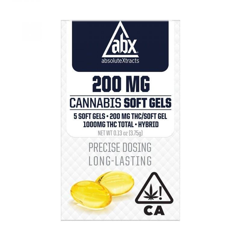 ABX - 200mg Soft Gels - 5 Capsules - 200mg 5 Pack