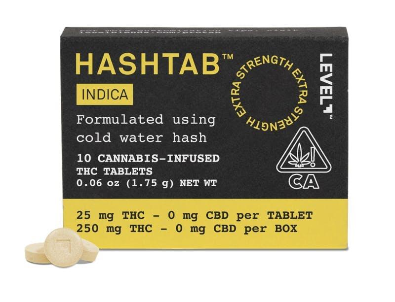 Level - Hashtab INDICA 10 Tablets - 250mg - 10 Pack Indica