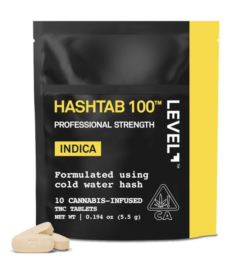 Hashtab - 100 Pro Indica Tablets 10ct 1000mg