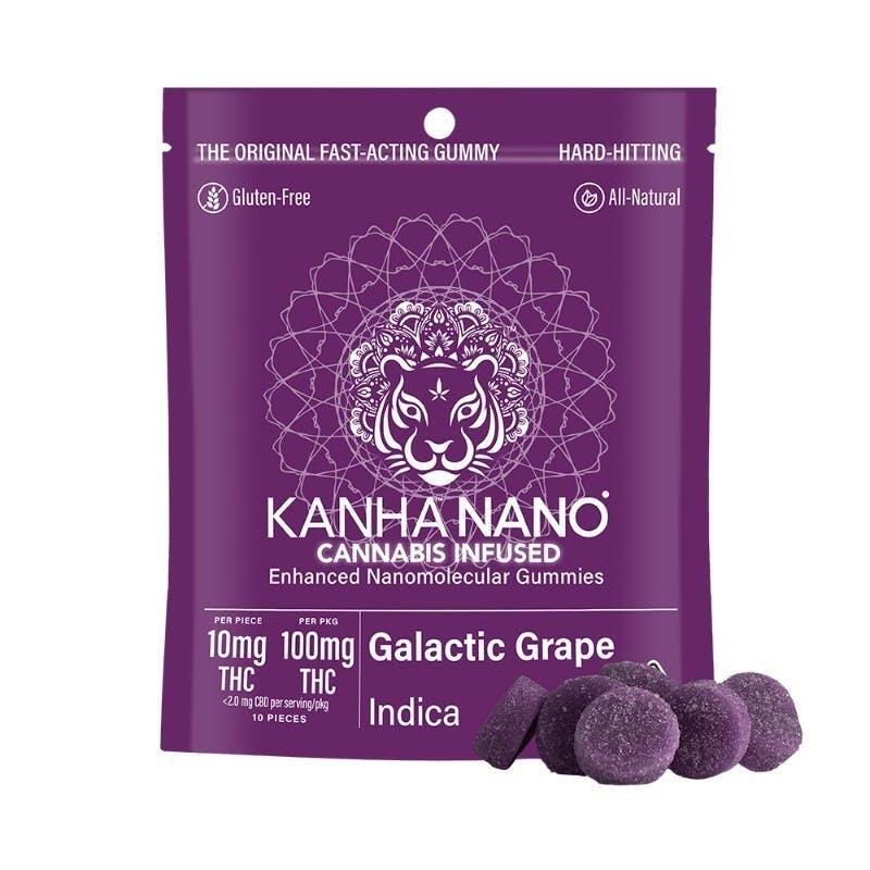 Kanha - Galactic Grape Gummies - 100mg