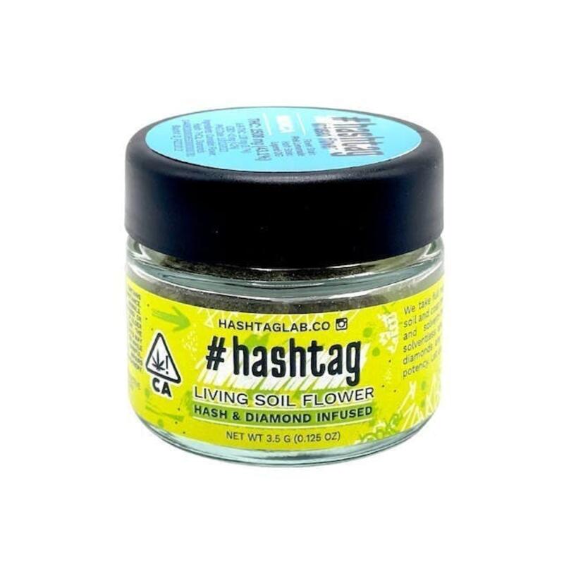 #Hashtag - Anesthesia Flower w/ Hammerhead Hash - 3.5g - Eighth Infused Indica