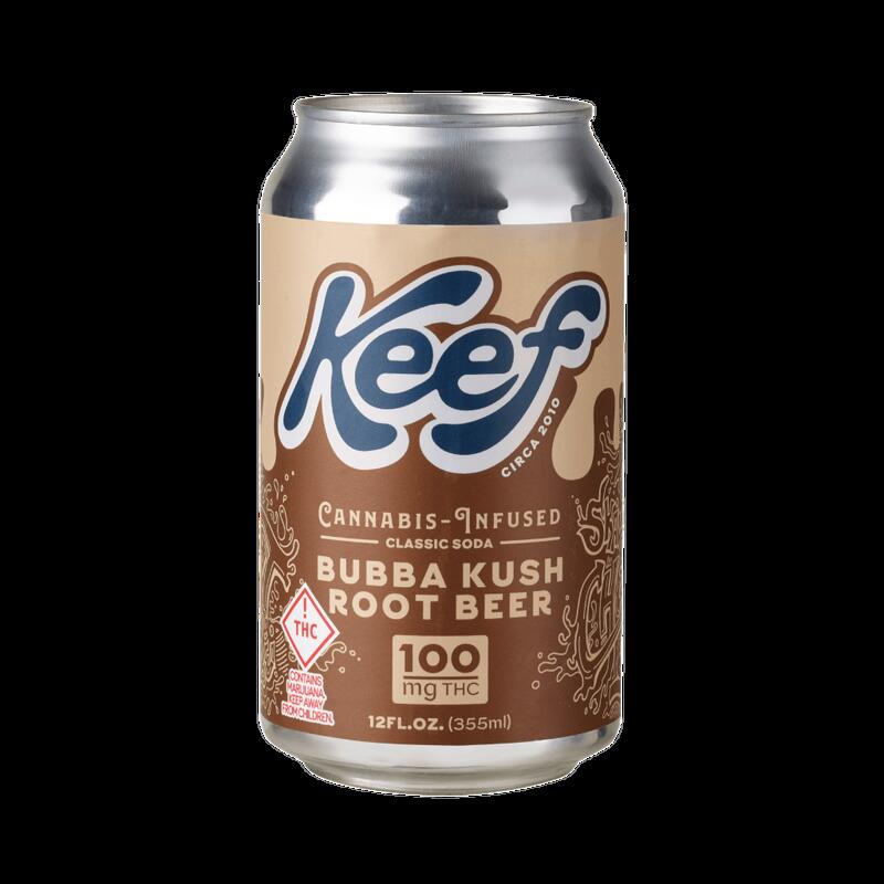 Keef Cola - Bubba Kush 100 mg - Single Can - 100mg 12 Oz.