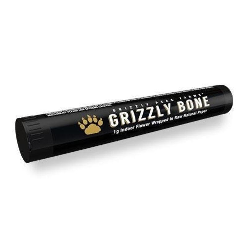 Grizzly Peak - Grizzly Bone - 1G pre roll - 1g PRI Hybrid