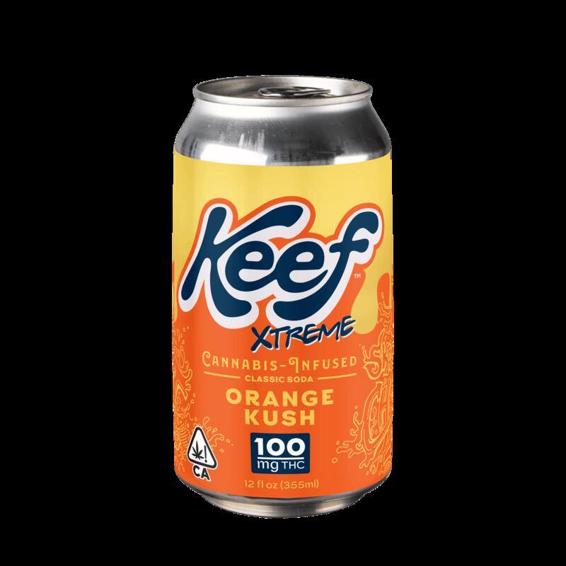 Keef Cola - Orange Kush 100 mg - Single Can - 100mg 12 Oz.