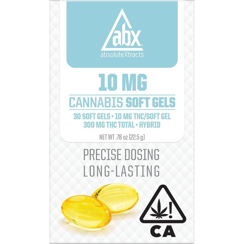 ABX - THC Refresh Soft Gels - 10mg (30 capsules)