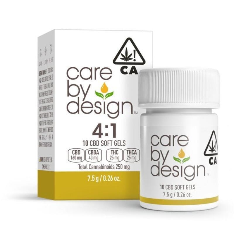 Care By Design - 4:1 Soft Gels - 10 Capsules - 10 Pack