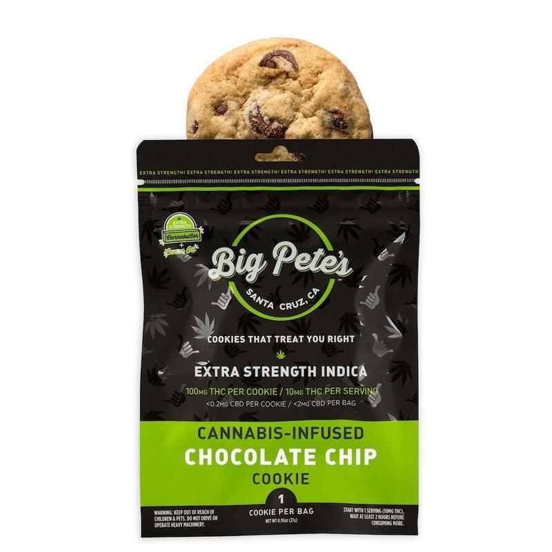 Big Pete's - Extra Strength Chocolate Chip Indica - 100mg - 100mg Single Indica