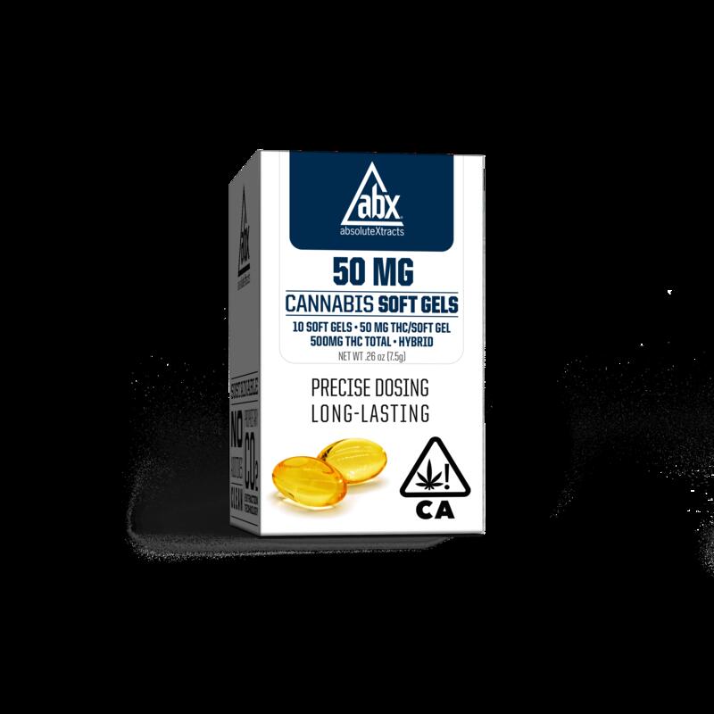 ABX - 50mg Soft Gels - 10 Capsules - 50 mg 10 Pack
