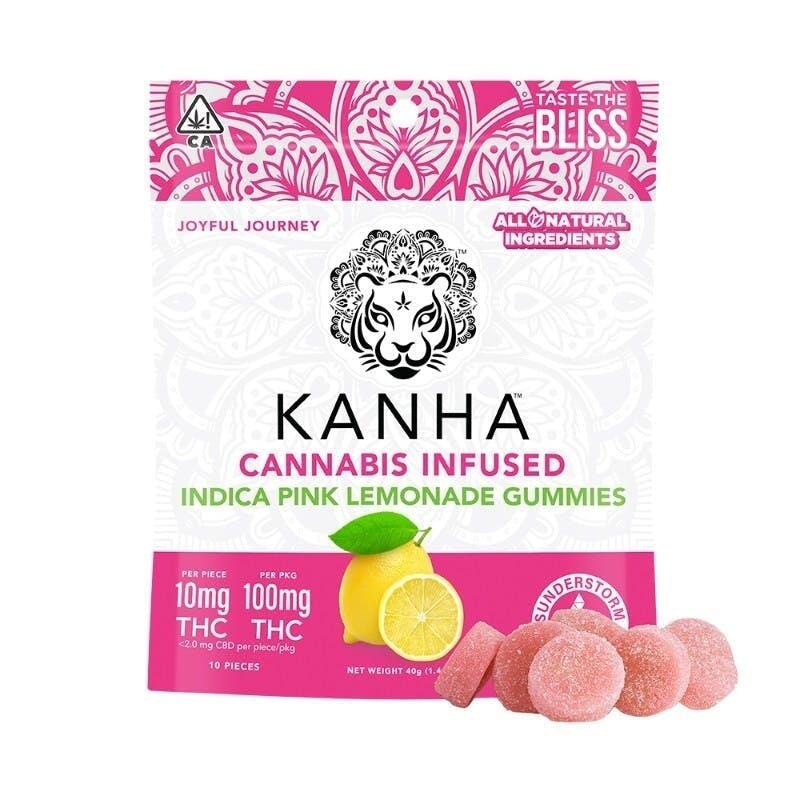 Kanha - Pink Lemonade Gummies - 100mg