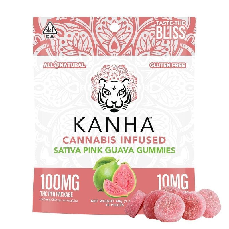 Kanha - Pink Guava - 100mg - 10 Pack Sativa