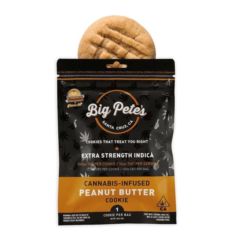 Big Pete's - Extra Strength Peanut Butter Indica - 100mg - 100mg Single Indica