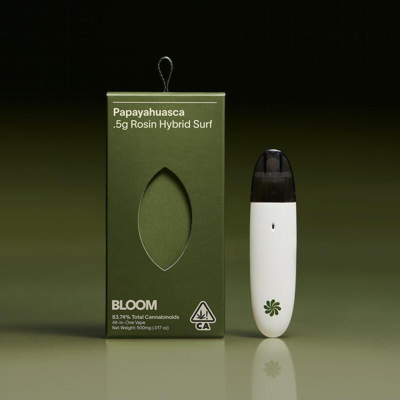 Bloom - Papayahuasca - .5g Live Rosin Disposable - .5g Rosin Dispo Hybrid