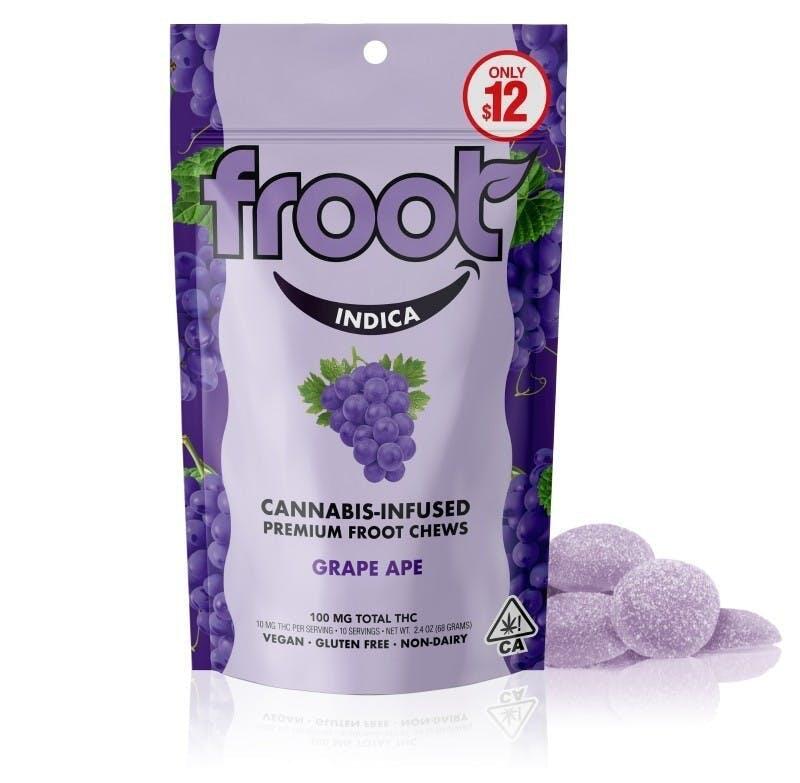 Froot - Grape Ape Gummies - 100mg