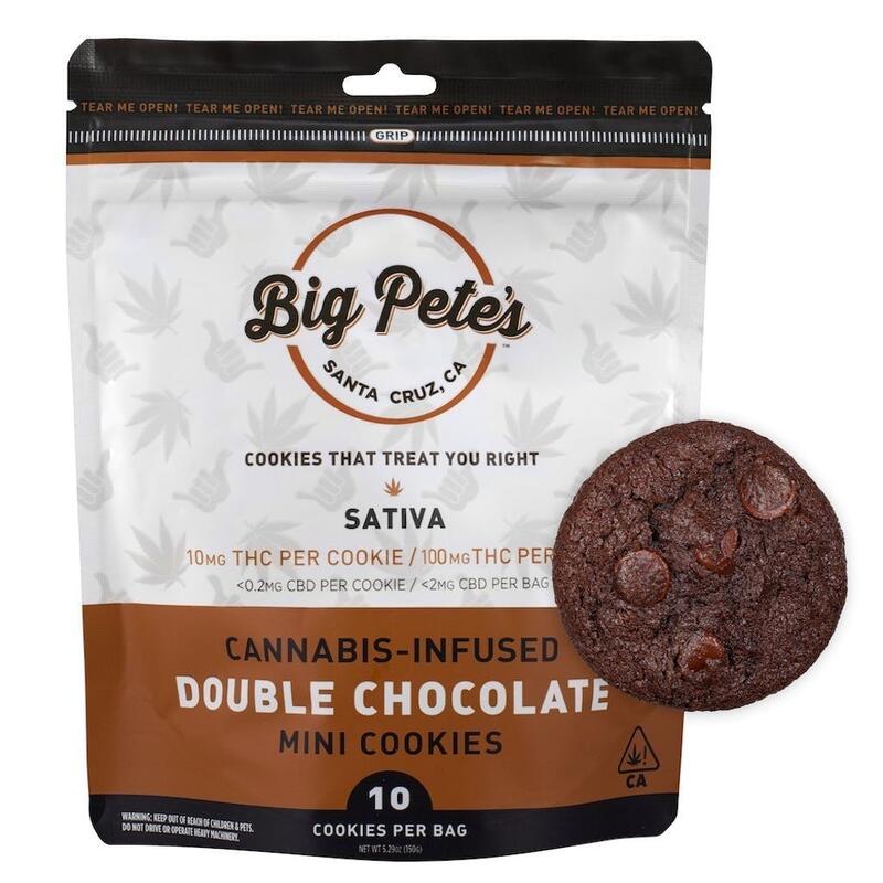 Big Pete's - Double Chocolate Sativa - 100mg (10pk) - 10 Pack Sativa