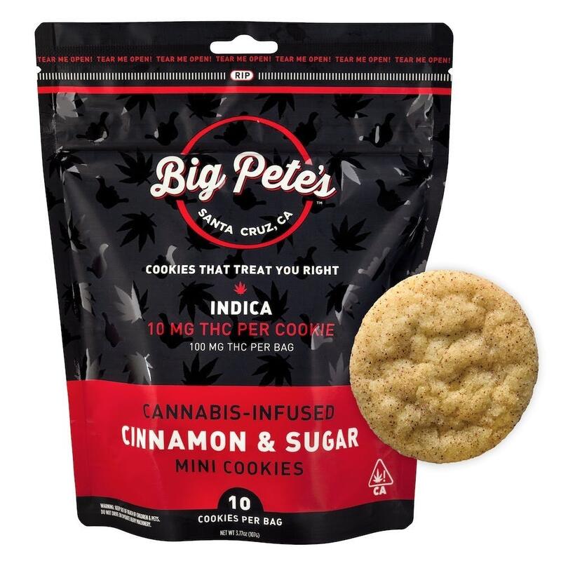 Big Pete's - Cinnamon & Sugar - Big Pete's Mini Cookies 100mg - 100 items