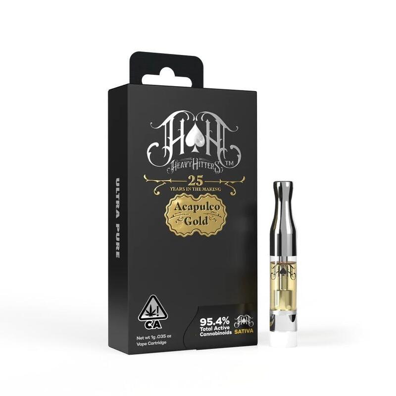 Heavy hitters - Acapulco Gold 1g Cart: Ultra Potent - 1 gram