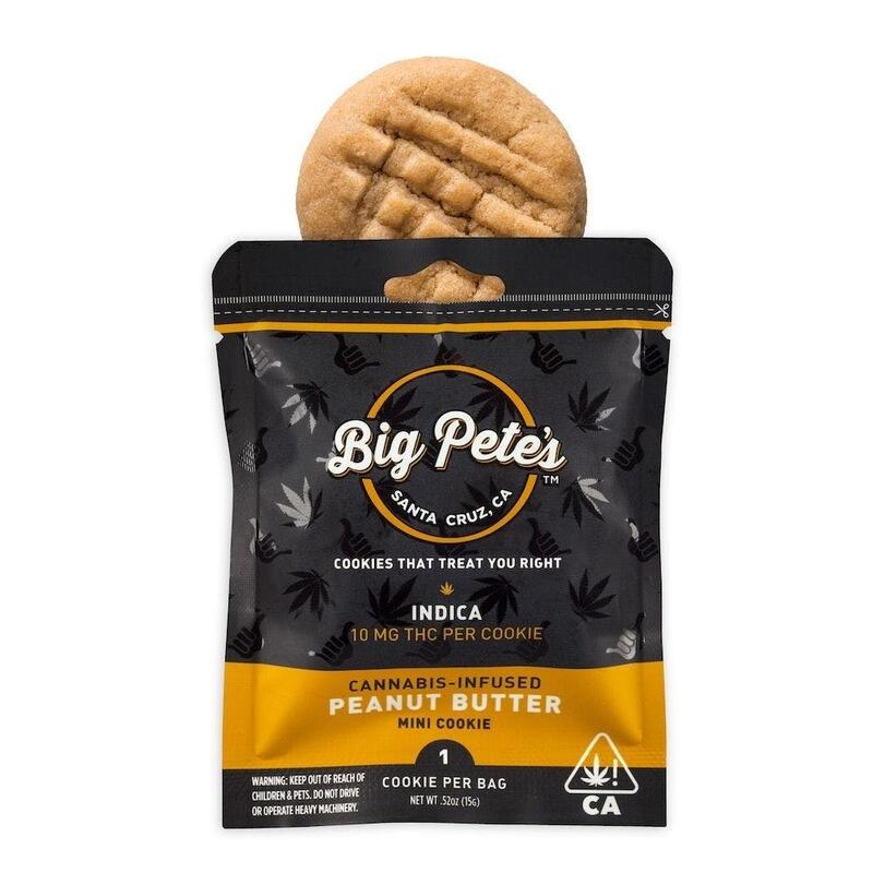 Big Pete's - Peanut Butter -Big Pete's Single Serve Cookie 100mg - 100 items