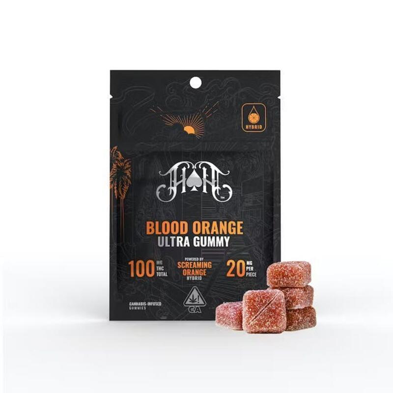 Heavy hitters - Blood Orange -100mg THC Gummies