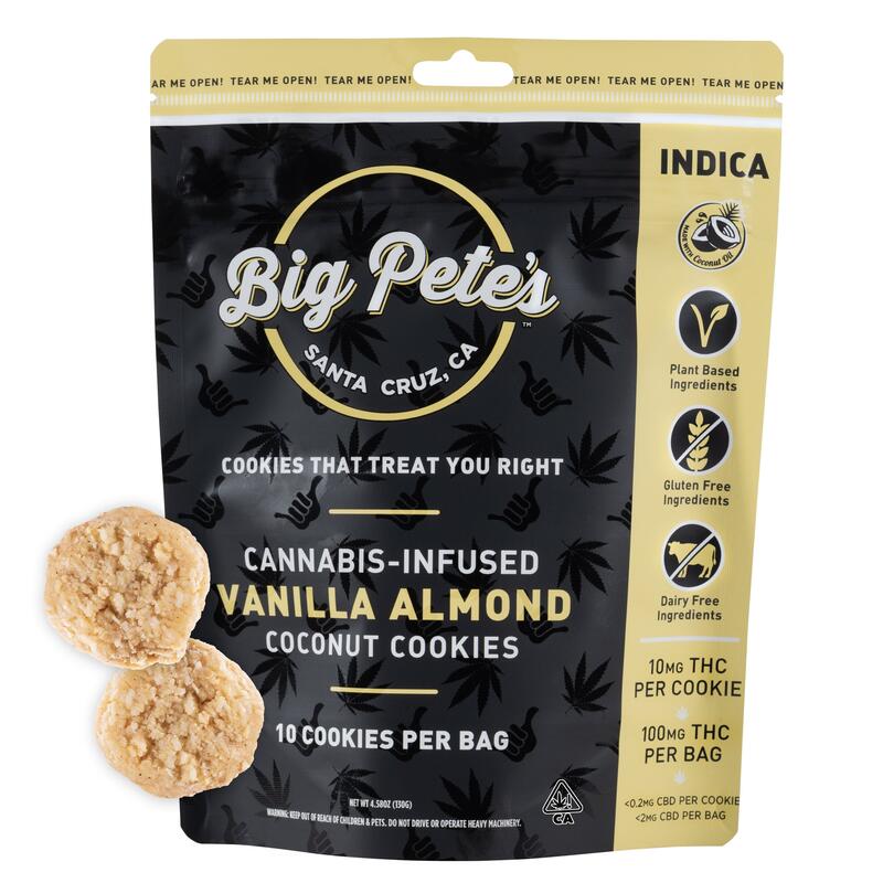 Big Pete's - Vanilla Almond - Big Pete's Mini Cookies 100mg - 100 items