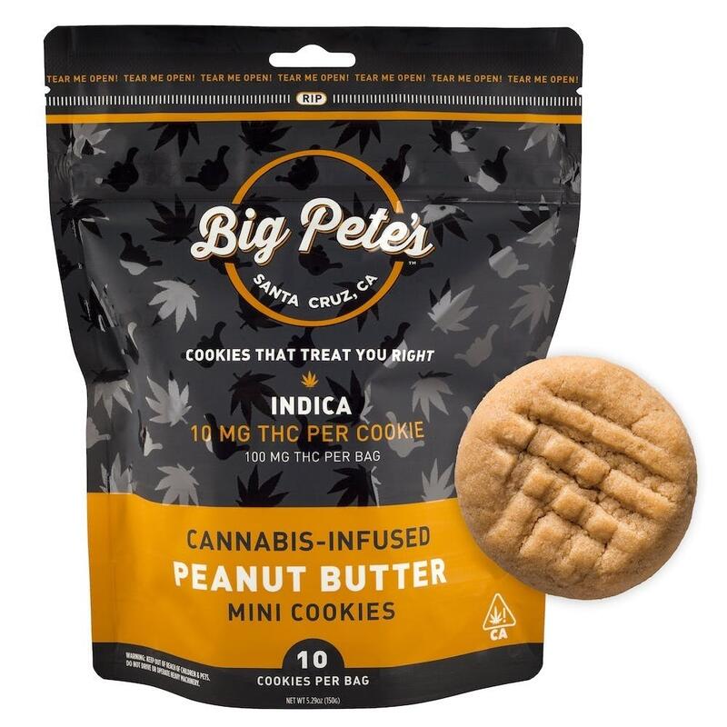 Big Pete's - Peanut Butter - Big Pete's Mini Cookies 100mg - 100 items
