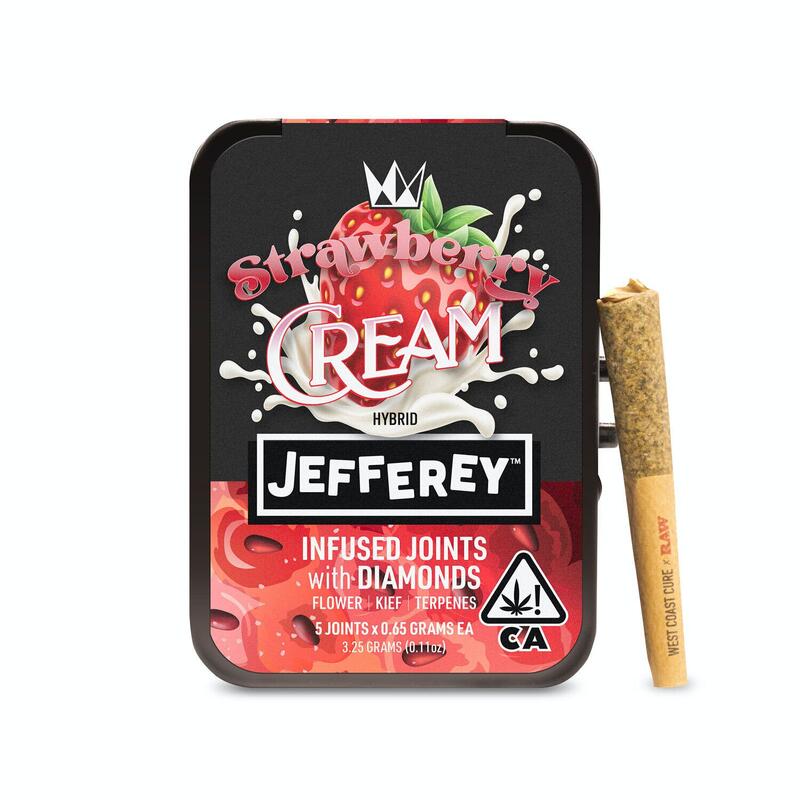 Strawberry Cream - Jefferey Infused Joint .65g 5 Pack