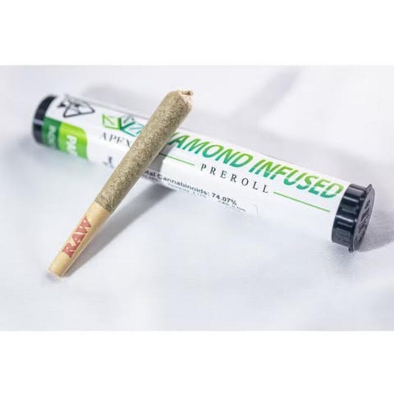 Apex Extraction - Medellin x Jet Fuel Gelato- 0.5g Diamond Infused Joint copy - 0.5 items