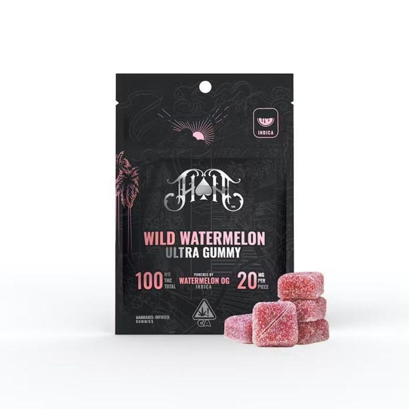 Heavy hitters - Wild Watermelon -100mg THC Gummies