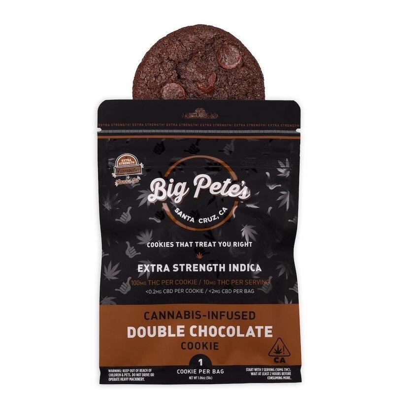 Big Pete's - Double Chocolate - Big Pete's Single Serve Cookie - 100 items