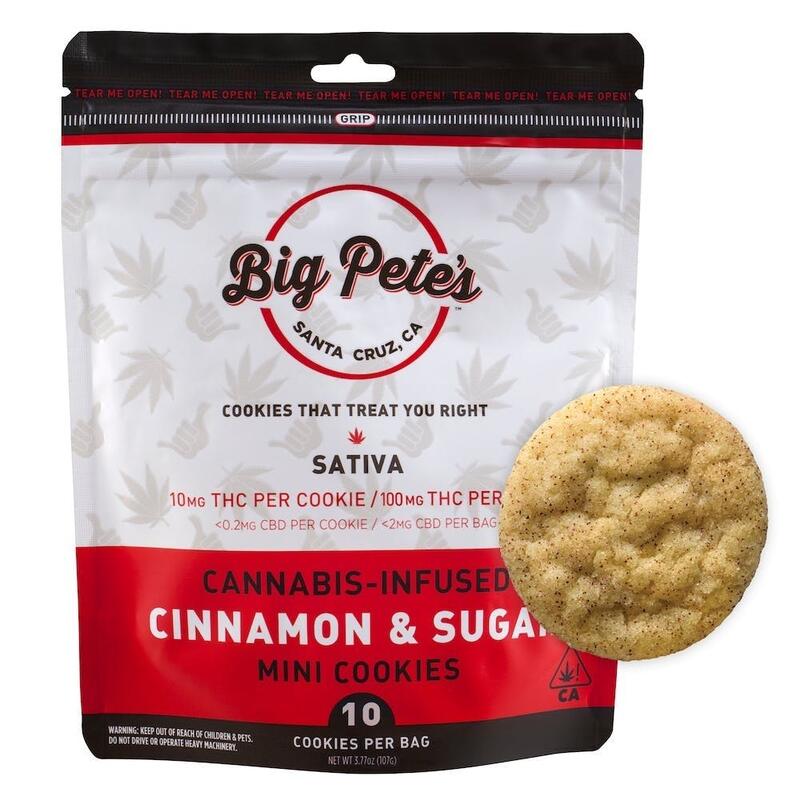 Big Pete's - Cinnamon & Sugar - Big Pete's Mini Cookies - 100 items