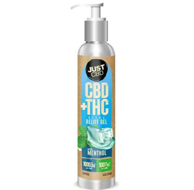CBD+THC Ultra Relief Gel with Menthol 4oz