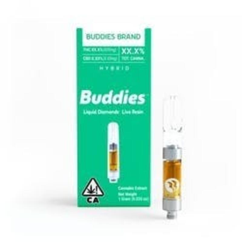Buddies Brand - Mule Fuel - Live Resin Liquid Diamonds Vape Cart