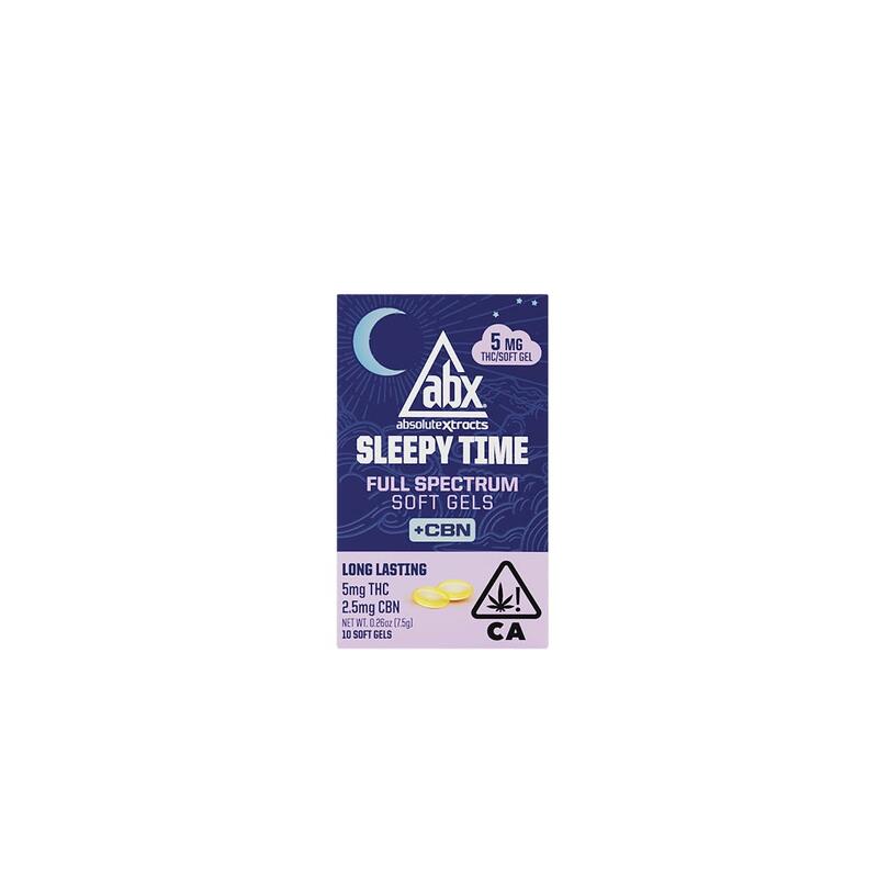 ABX Sleepy Time 5mg Soft Gels - Rosin +CBN (10ct)