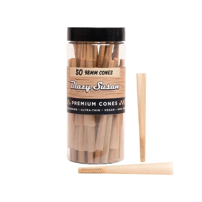 BZS 98mm Unbleached Cones 50ct