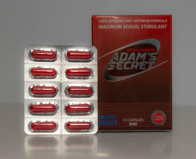 Adam's Secret - Extra Strength (Red) / 10 capsules (save 30%)