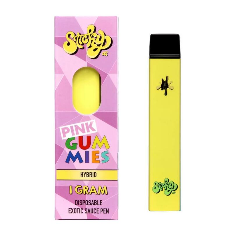 Sticky Stickz Pink Gummies Hybrid Disposable Vape pen