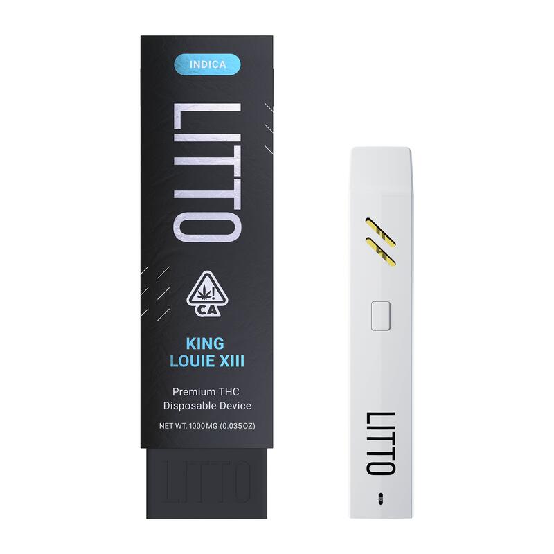 LITTO - King Louie XIII - Premium All-In-One THC Vape Pen - 1G