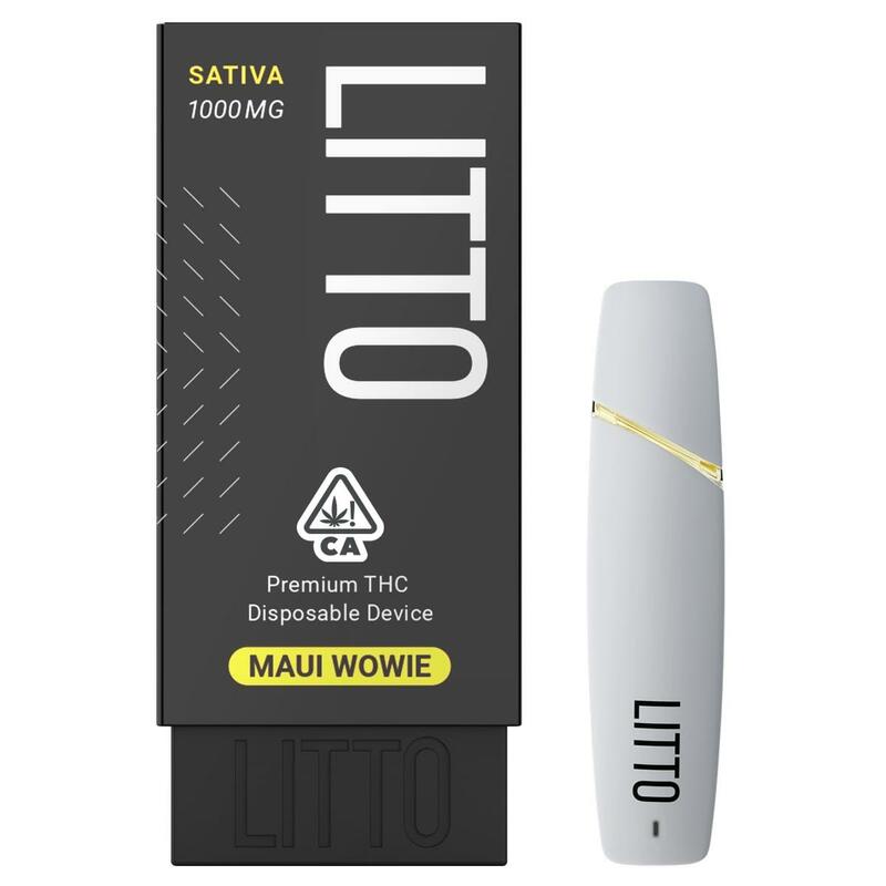 LITTO - Maui Wowie - Premium THC Disposable Vape Pen - 1G