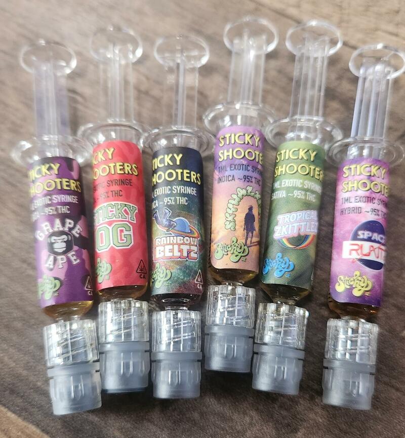 Sticky Shooters Syringes 1 Gram ML- dab, eat, puff.