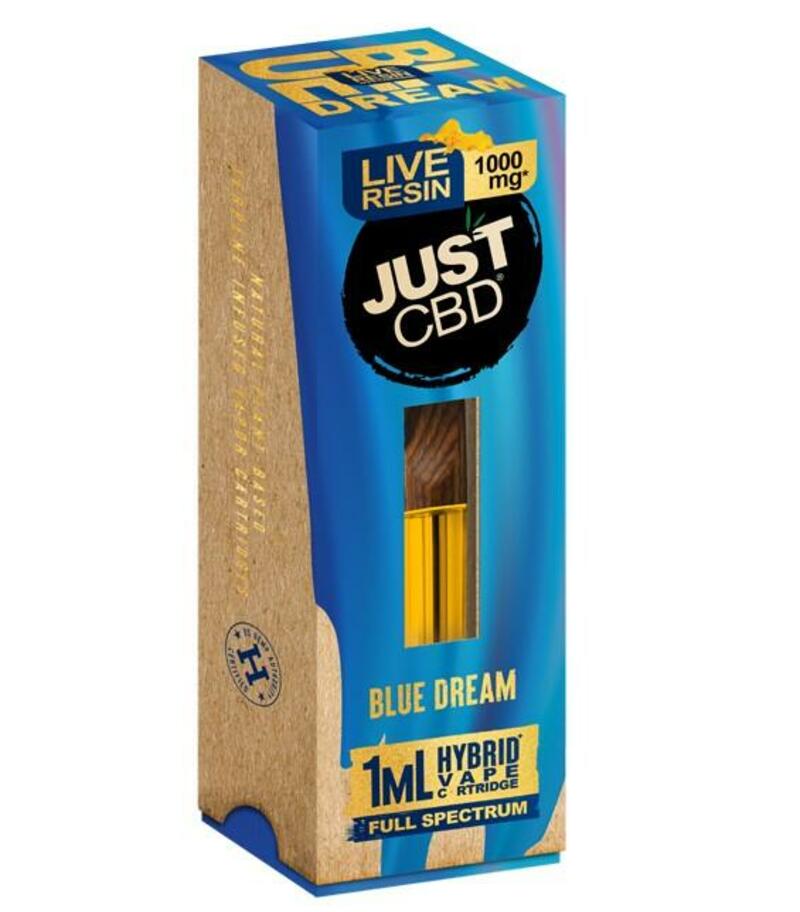 1000mg Blue Dream Live Resin CBD Vape Cartridges