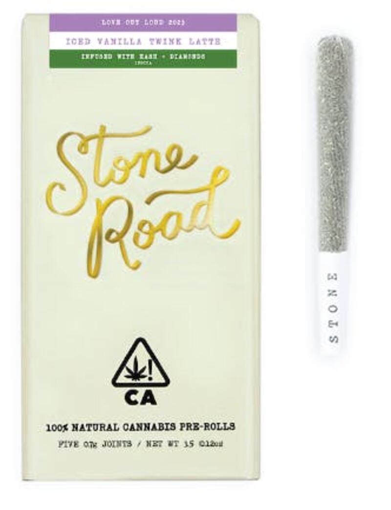 ICED VANILLA TWINK LATTE 5 PACK INFUSED PRE ROLLS