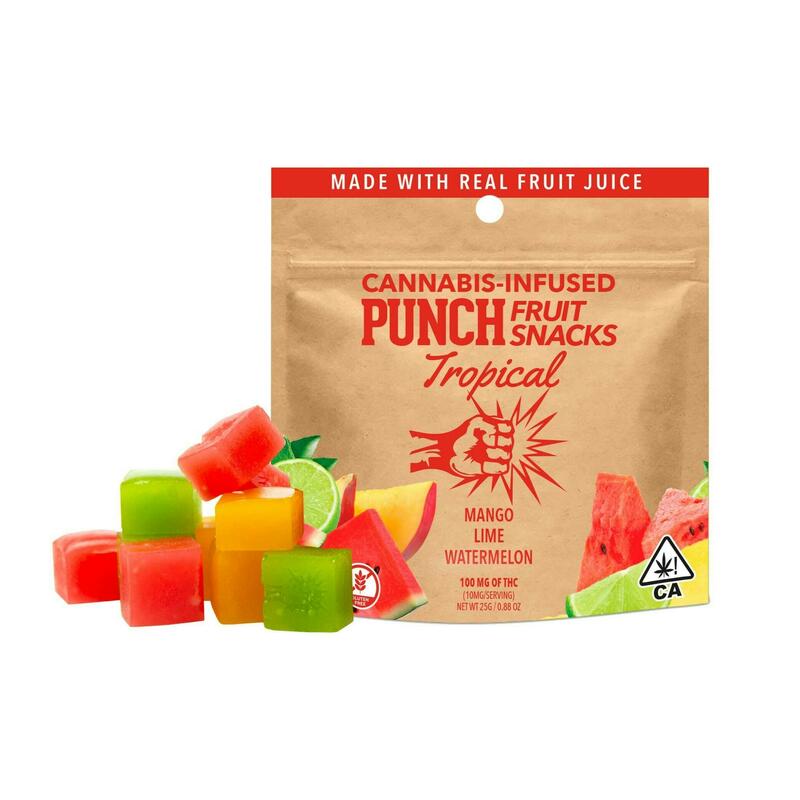 Punch - 100mg Fruit Snacks - Tropical