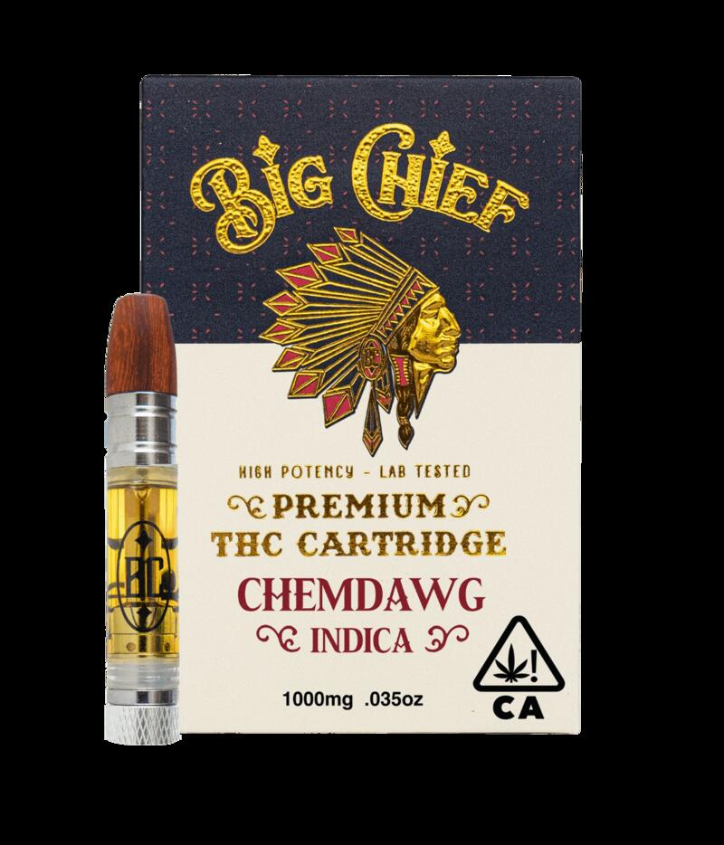 Big Chief THC Cartridge 1G - Chemdawg