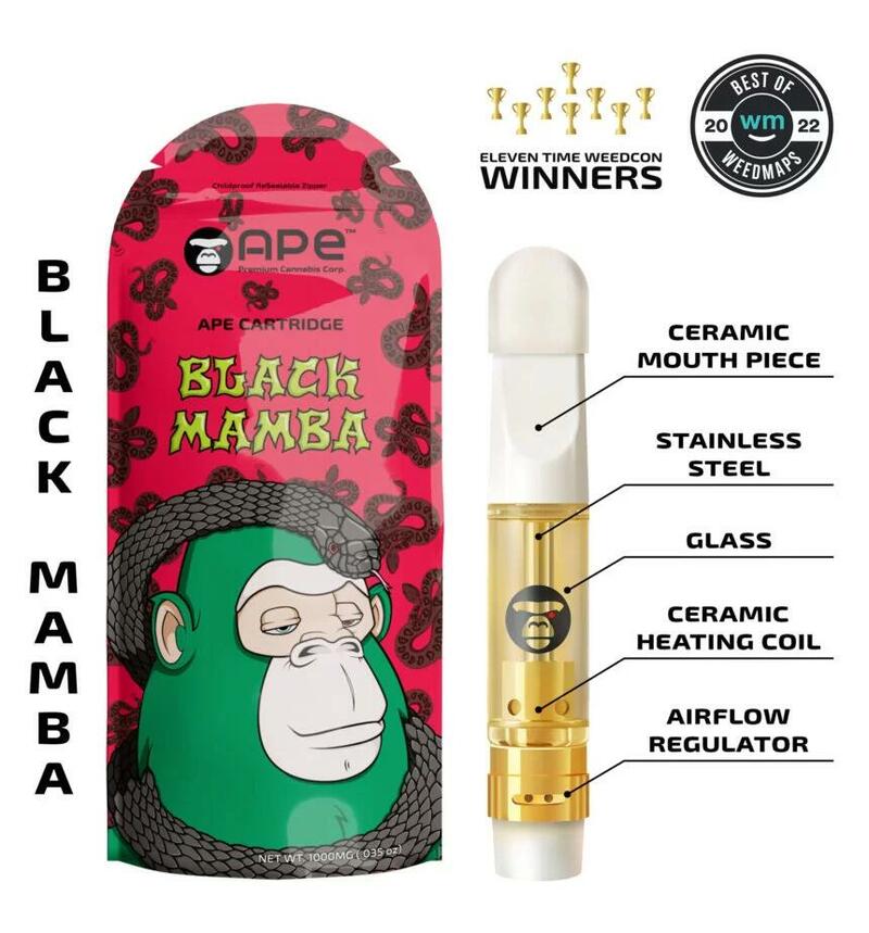 Black Mamba Sauce Cart 1.1g from Ape Corp